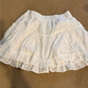HHH Paz skirt in eyelet white, size M